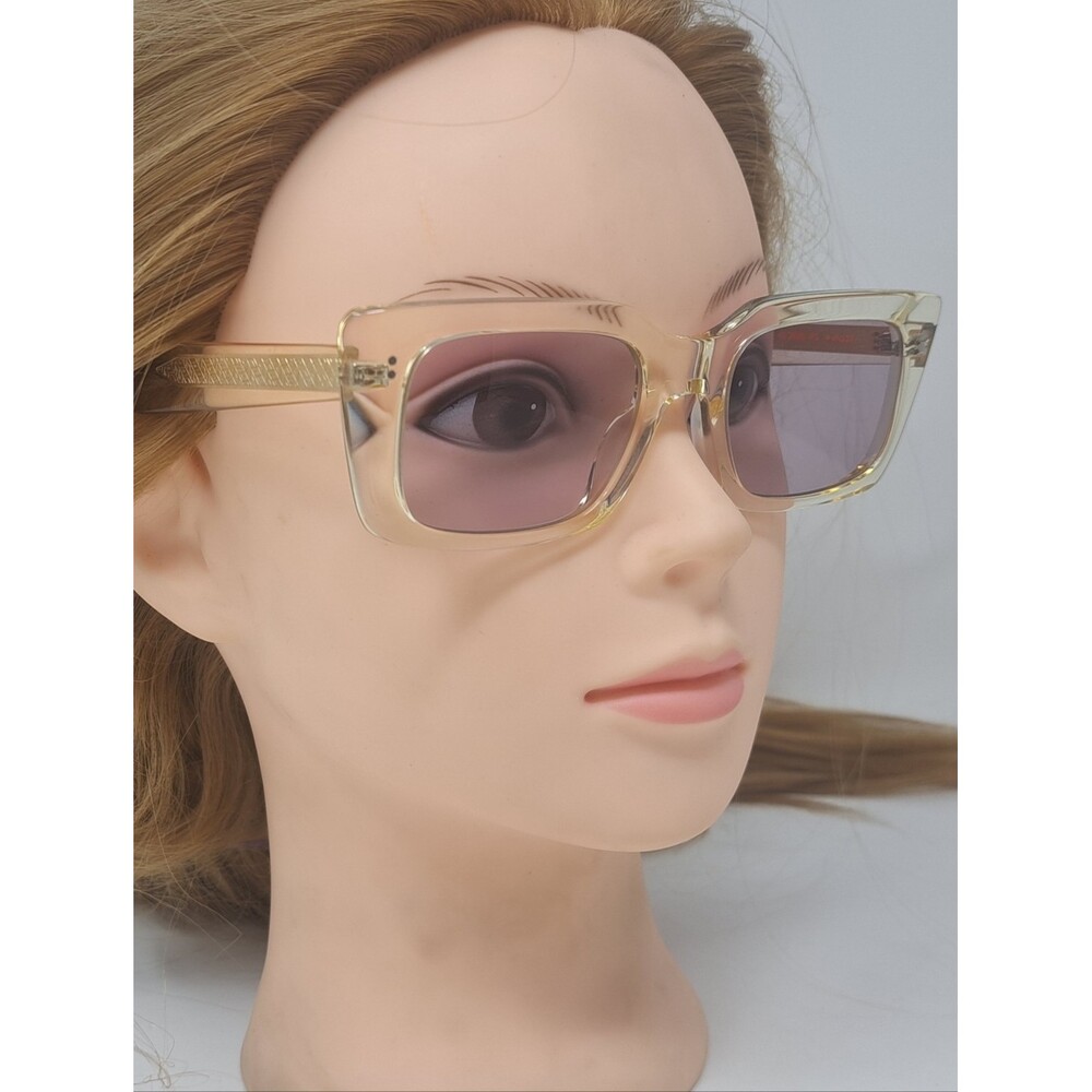 NEW Garrett Leight California Sunglasses Pure Glass Rectangle GL3030 49-21-135